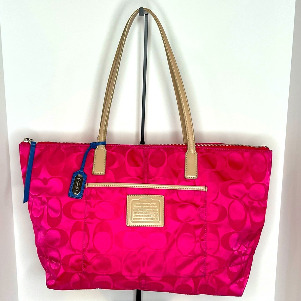 COACH Legacy Weekend Nylon Tote
